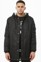 Forever21 Faux Shearling-lined Hooded Anorak