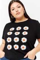 Forever21 Plus Size Daisy Graphic Tee