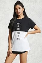Forever21 Keep It Real Graphic Tee