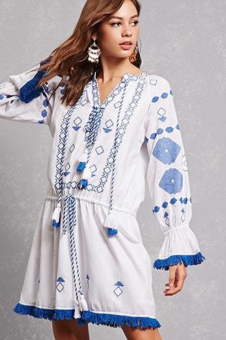 Forever21 Rd & Koko Peasant Dress