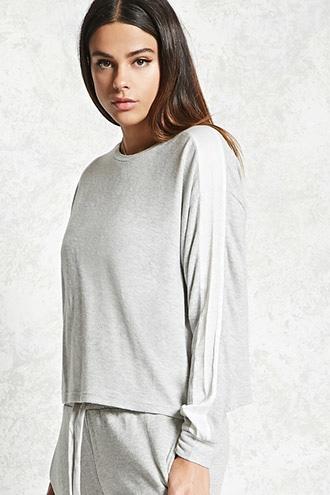 Forever21 Colorblocked Fleece Top
