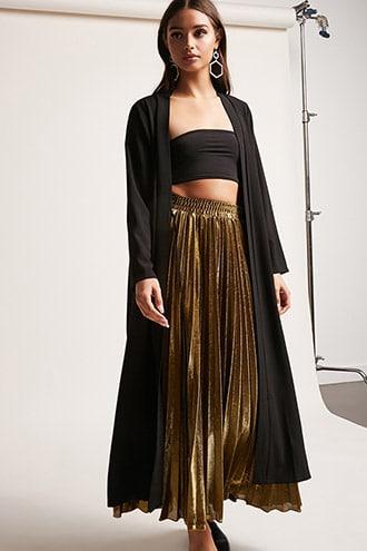 Forever21 Self-tie Crepe Duster