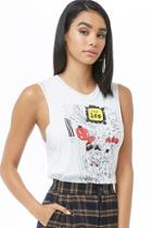 Forever21 Japan Graphic Double-layer Tank Top