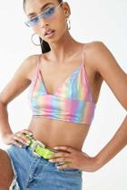Forever21 Iridescent Ombre Cropped Cami