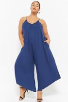 Forever21 Plus Size Relaxed-fit Culotte Jumpsuit