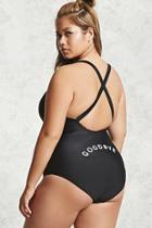 Forever21 Plus Size One-piece Swimsuit