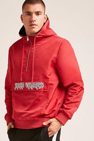 Forever21 Hard Times Graphic Anorak