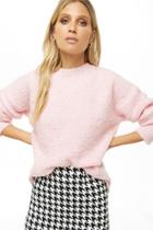 Forever21 Brushed Popcorn-knit Sweater