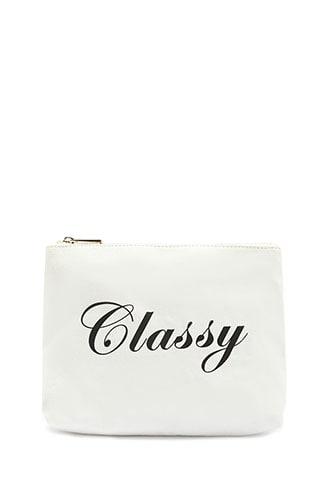 Forever21 Classy Canvas Makeup Pouch
