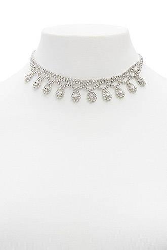 Forever21 Diamante Bib Statement Necklace