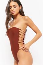 Forever21 Strapless One-piece Swimsuit