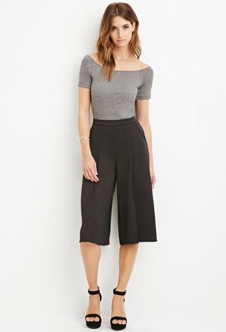 Love21 Women's  Pleated Culottes