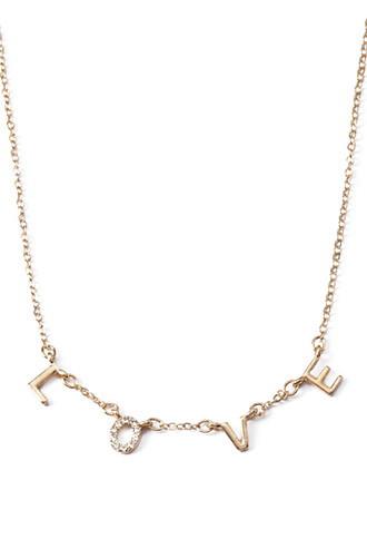 Forever21 Love Charm Necklace