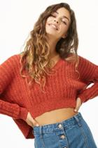 Forever21 Cropped High-low Sweater