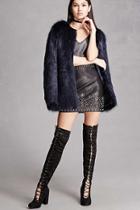 Forever21 Yoki Over-the-knee Suede Boots