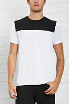 Forever21 Colorblock Cotton-blend Tee