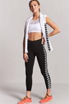 Forever21 Active Checkered Cropped Leggings