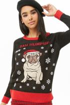 Forever21 Bah Humpug Graphic Sweater