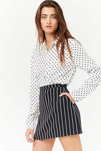 Forever21 Double-stripe Mini Skirt