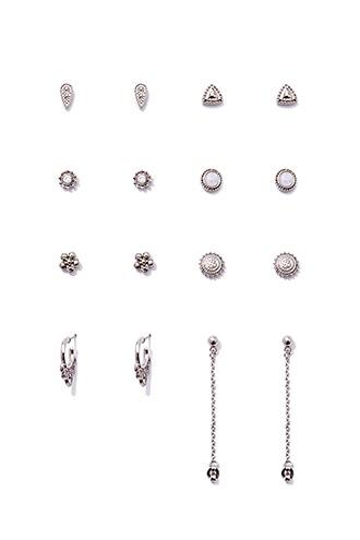 Forever21 Etched Ornate Earrings Set
