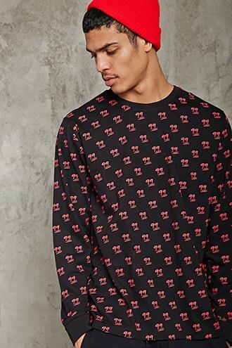 Forever21 99 Graphic Long-sleeve Tee