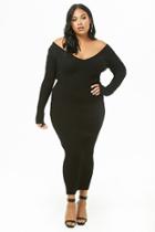 Forever21 Plus Size Off-the-shoulder Midi Dress