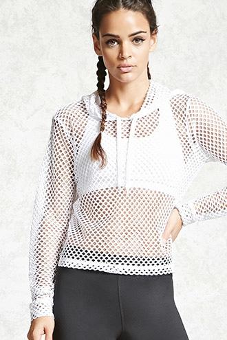 Forever21 Active Mesh Hoodie