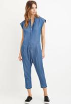 Love21 Denim Culotte Jumpsuit