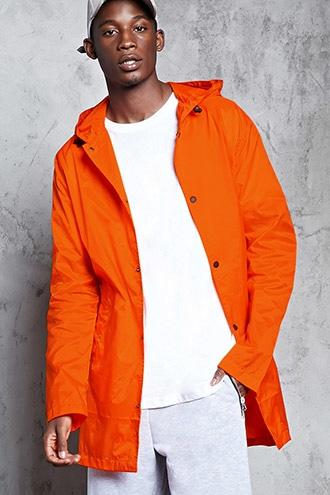 Forever21 Graphic Hooded Windbreaker