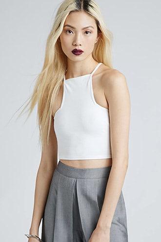 Forever21 Square Neckline Halter Top