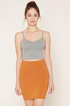 Forever21 Women's  Amber Cotton-blend Pencil Skirt