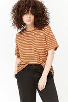 Forever21 Plus Size Marled Striped Tee
