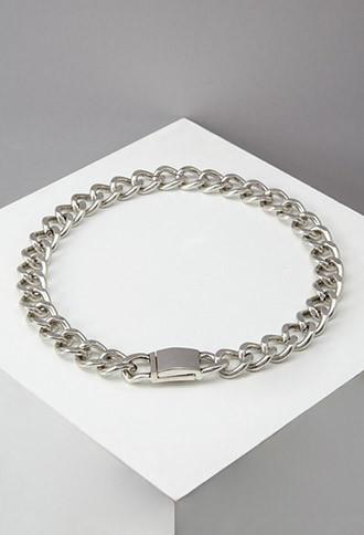 Forever21 Curb Chain Collar Necklace
