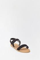Forever21 Faux Suede Buckle Sandals