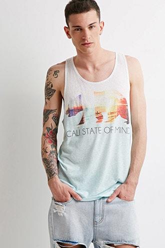 Forever21 Cali State Of Mind Tank