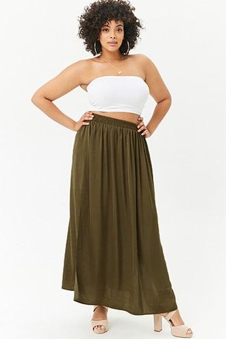 Forever21 Plus Size Relaxed Maxi Skirt