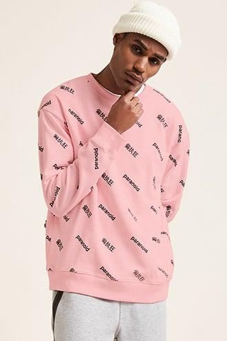 Forever21 Paranoid Graphic Sweatshirt