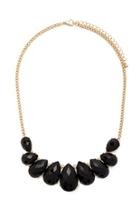 Forever21 Faux Stone Chain Necklace