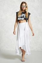 Forever21 Ruffled High-low Wrap Skirt