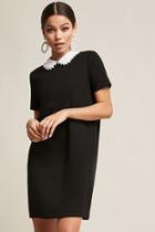 Forever21 Faux Pearl-collar Shift Dress