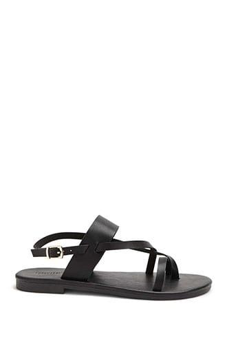 Forever21 Crisscross Ankle-strap Sandals