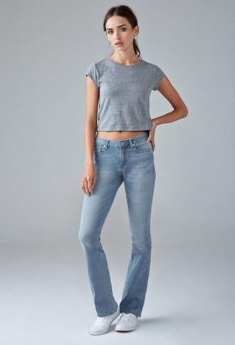 Forever21 Mid-rise Bootcut Jeans