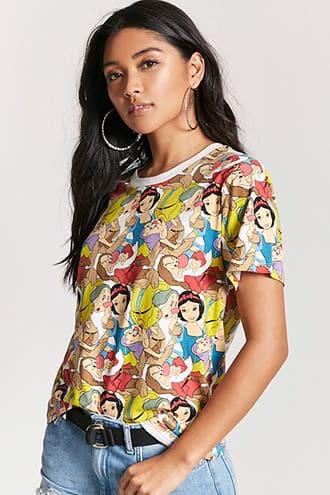 Forever21 Snow White Graphic Tee