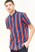 Forever21 Striped Short-sleeve Shirt