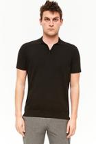 Forever21 Split Neck Sweater Polo