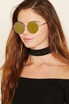 Forever21 Mirrored Geo Shape Sunglasses