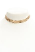Forever21 Multi-strand Box Chain Choker