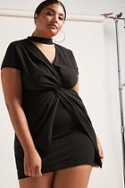 Forever21 Plus Size Twist Choker Dress