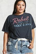 Forever21 Plus Size Rebel Graphic Tee