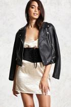 Forever21 Velvet Lace-up Corset
